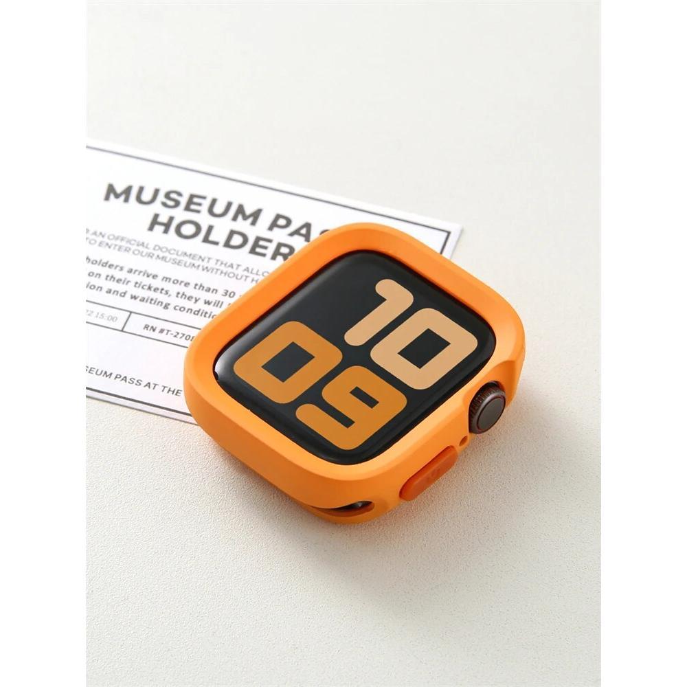 Bumper Soft Silicone Case For Apple Watch Ultra 11 10 9 8 7 6 SE 5 Anti-drop Shockproof Matte Cover For iwatch 49mm 41mm 42mm 46mm 40mm 44mm 45mm