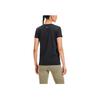 Under Armour Project Rock Johnson Letter Design Training Casual Printed Crew Neck T-Shirt Women T-Shirts Black 1382701-001