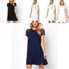 Elegant Summer Girls Lace Applique Sleeve Dress With Solid Color Backless Design