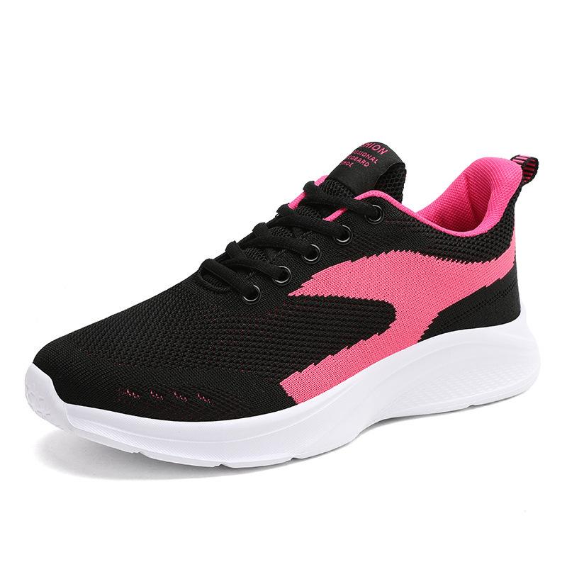 Large size sports shoes women's new mesh breathable student running shoes women's ultra-light soft-soled travel shoes