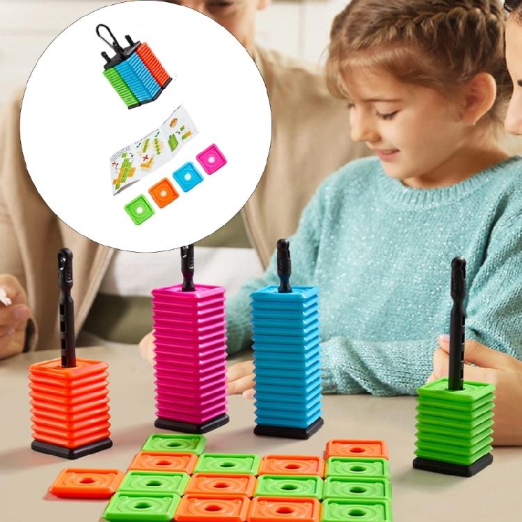 Portable Board Game Toy Five In A Row Strategy Chess Educational Toy For Travel Camping Party Entertainment