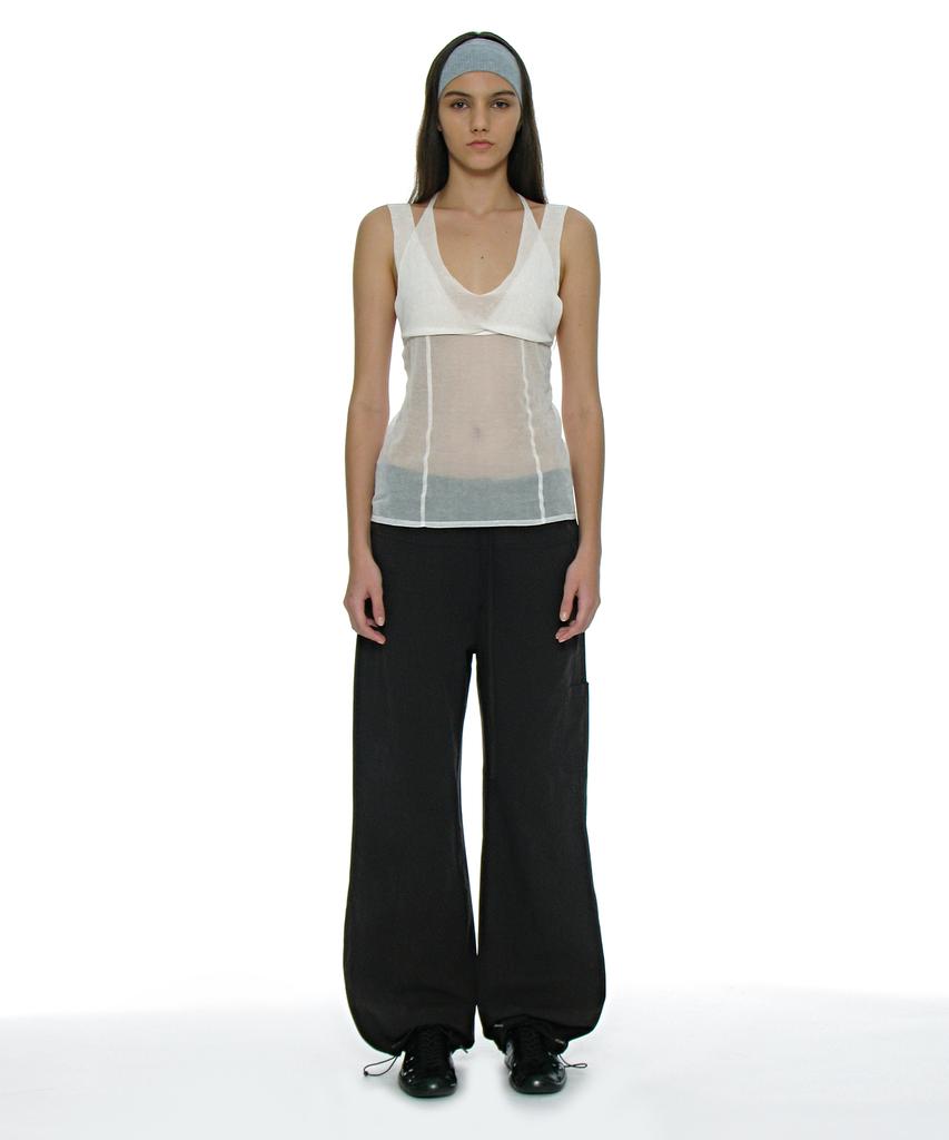 PARTIMENTO WOMEN Rounded Drawstring Pants_8 Colors