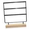 Jewelry Stand 3 Layers Elegant Style Compact Large Capacity Iron Material Decorative Practical