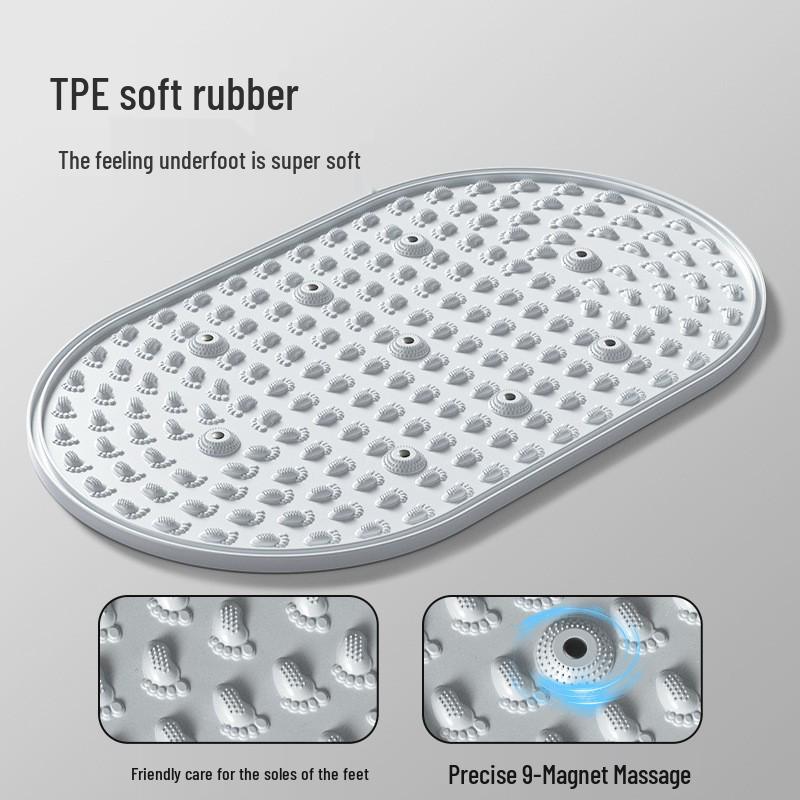 Round Acupressure Jogging Pad: Soft Silicone Foot Massage & Sensory Integration Board for Adults & Children