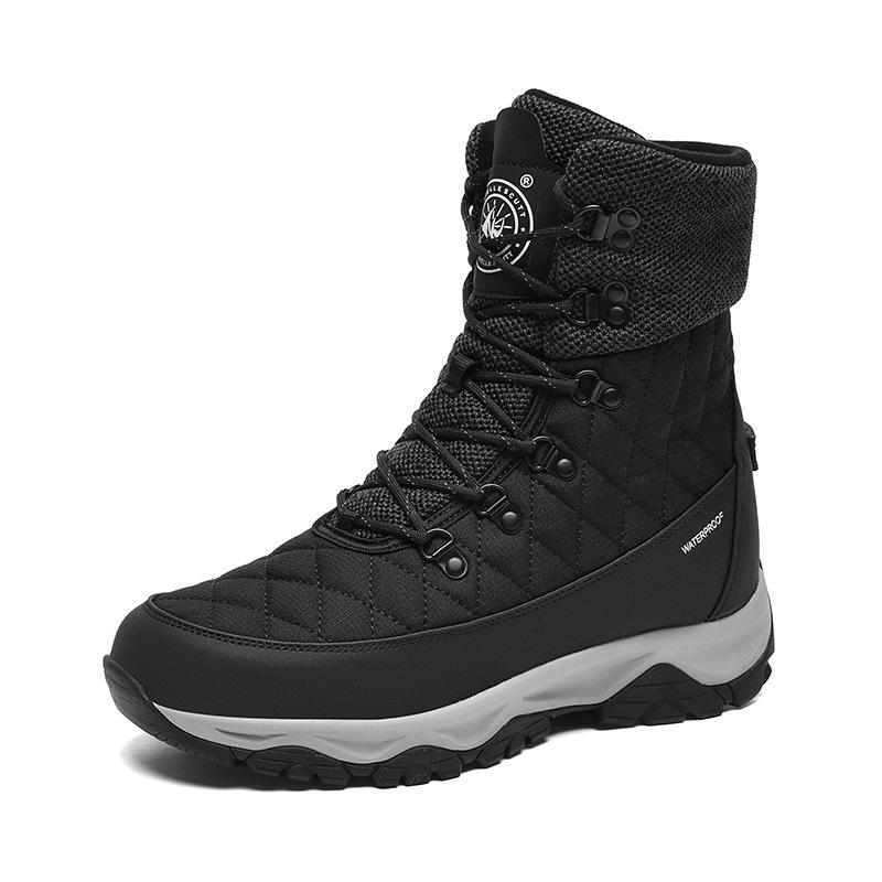 

3382 Арктические осенне-зимние сноубутсы для мужчин и женщин, зимние хлопковые ботинки, утепленные и утолщенные уличные альпинистские ботинки Мартин 45-Male code