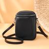 Genuine Leather First Layer Cowhide Mobile Phone Bag Fashionable And Simple Shoulder Crossbody Preferred Soft Women'S Bag