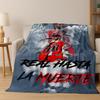 26 Style Anuel AA  Hip Hop Rapper Singer Flannel Blanket,Warm and Cozy Soft Throw Blanket for Home Bedroom Bed Sofa Cover Kid