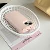 For iPhone 15 Silicone Case Cute Sleeping Pig Design Shockproof Phone Back Cover