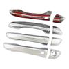 For Hyundai Solaris HCR 2017 2018   Chrome Exterior Door Handle Cover Chromium Styling Moulding Frame Bezel
