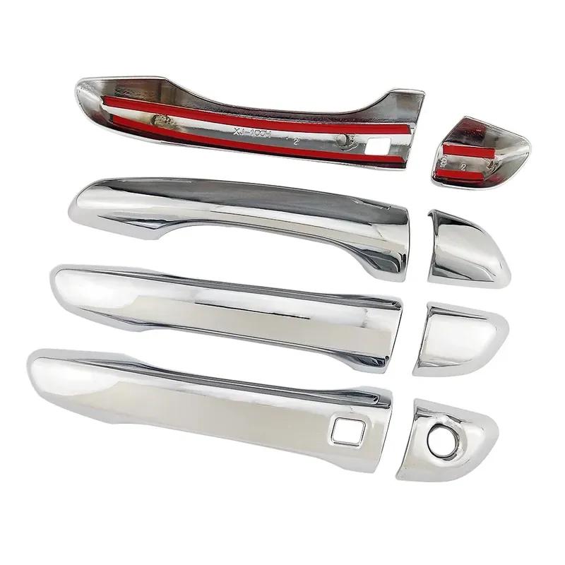 For Hyundai Solaris HCR 2017 2018 Chrome Exterior Door Handle Cover Chromium Styling Moulding Frame Bezel