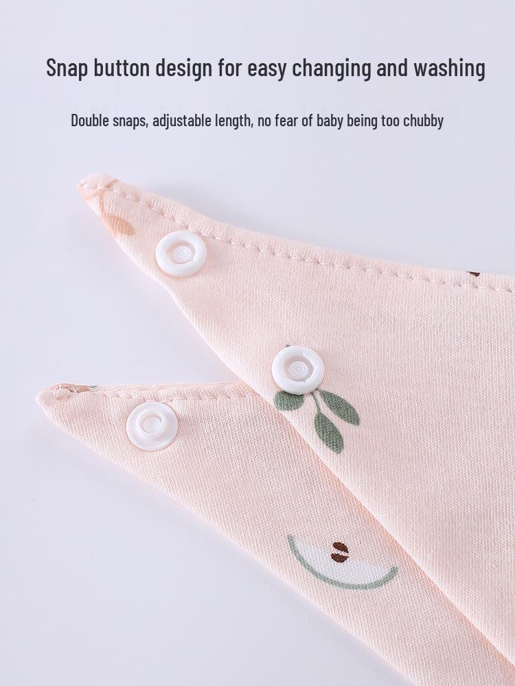Waterproof Baby Triangle Bib - Pure Cotton for Newborns, Boys & Girls