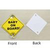 Baby On Board Sticker Kids Safety Reflective Vehicle Car Signs Self-Adhesive Warning Sticker Fuel Tank Sticker for Driver