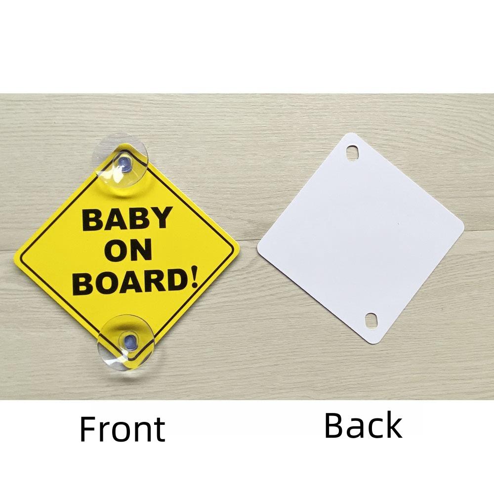 Baby On Board Sticker Kids Safety Reflective Vehicle Car Signs Self-Adhesive Warning Sticker Fuel Tank Sticker for Driver