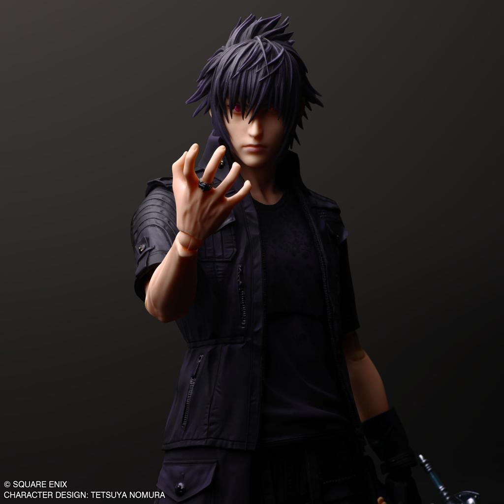 Final Fantasy XV Play Arts True Noctis Lucis Caelum Figura Mobile Dipinta in PVC