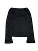 SETSETSET Moon Heart Ruffle Knit Top Black