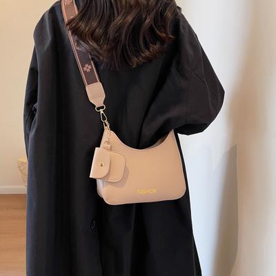 Simple Casual Portable Underarm Bag Women's New Summer Retro Fashion Broadband Shoulder Messenger Bag