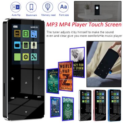 Reproductor de MP3 de 8/32 GB con conector de 3,5 mm, Walkman, Bluetooth 5.0, MP4, grabadora de libros electrónicos, reproductor de música para estudiantes