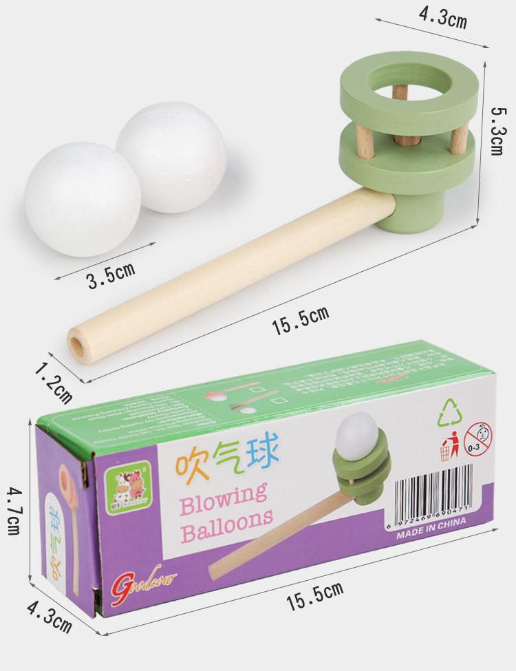 

Винтажная деревянная игрушка 80-х годов для сенсорной тренировки детей, с плавающим шариком