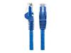 50cm lszh cat6 ethernet cable - snagless utp patch cord blue