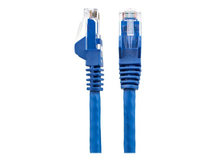 50cm lszh cat6 ethernet cable - snagless utp patch cord blue