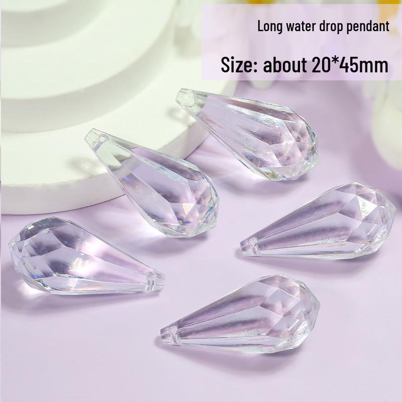 Acrylic Water Drop Crystal Chandelier Pendant Ornament for Wedding Pavilion or Christmas Decoration
