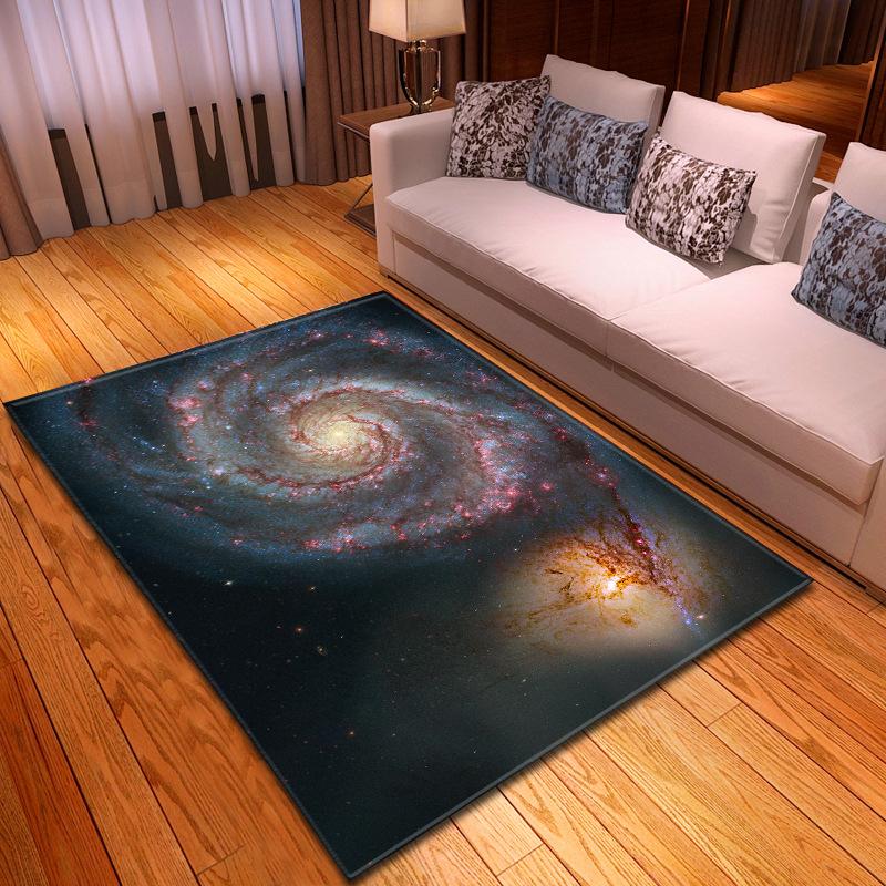 Simple Starry Sky Living Room Carpet Bedroom Dining Room Floor Mat Pattern Size