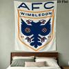 AFC Wimbledon Wandteppich Ästhetisches Wandbehang Gedruckter Stoffdecke Dekorative Wandteppiche für Schlafzimmer Wohnzimmer Heimdekoration
