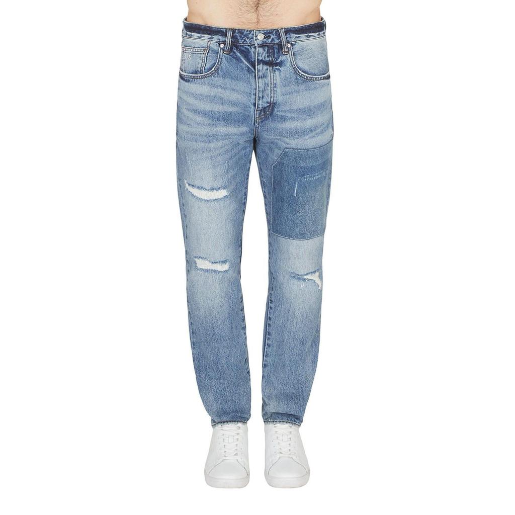 Armani Exchange Mens J24 Tapered Jeans