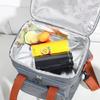 Lunch Box Thermal Bag Insulated Bag Large Capacity Picnics Bag Double Layers Lunch Bag Coolers Bag for Man