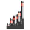 Shock-resistant Magnetic Phillips Screwdriver Bits with Anti-slip Teeth