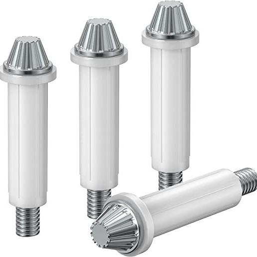 Bifold Door Top Guide Wheels Plastic For Closets Pantries Laundry Rooms Stainless Steel Bifold Door Top Pivot Hinge Suite