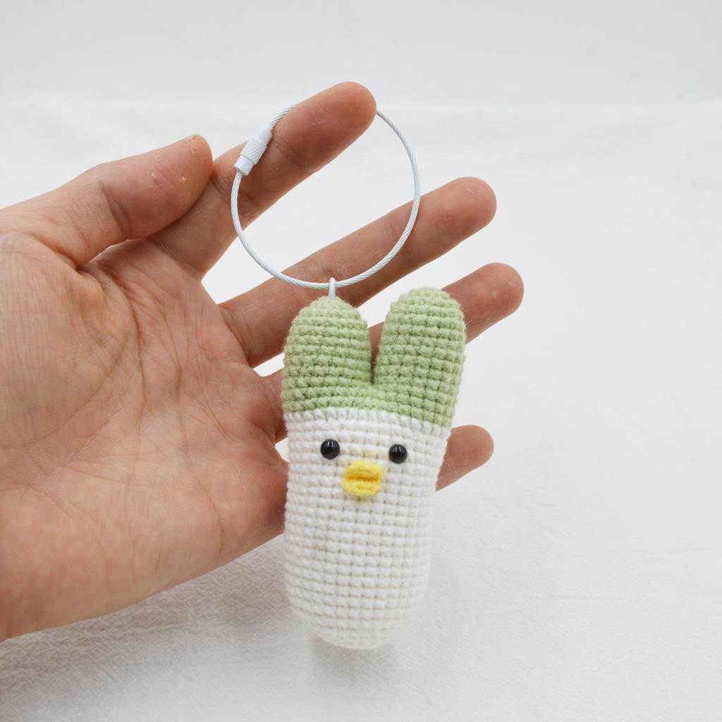 Handmade Crochet Mushroom Pendant – Exquisite Yarn Ornament & Bag Charm