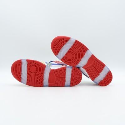 FD8777-100 Nike Dunk Low SB eBay Sandy Bodecker Bianco Rosso Giallo (Uomini)