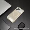 Honeycomb Mesh Diagonal Flip Bracket Is Suitable for iPhone17promax Matte Heat Dissipation Mobile Phone Case Apple 16 Anti-drop PC.