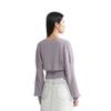 Calvin Klein Solid Color Knitted Cardigan Lantern Sleeve Sweater Women tops Purple J221665-PC1