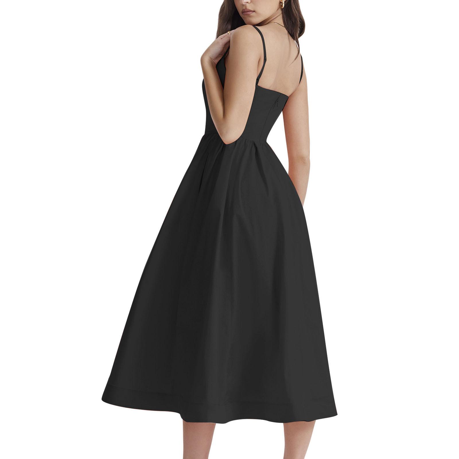 Женское платье-бретелька — фото 10