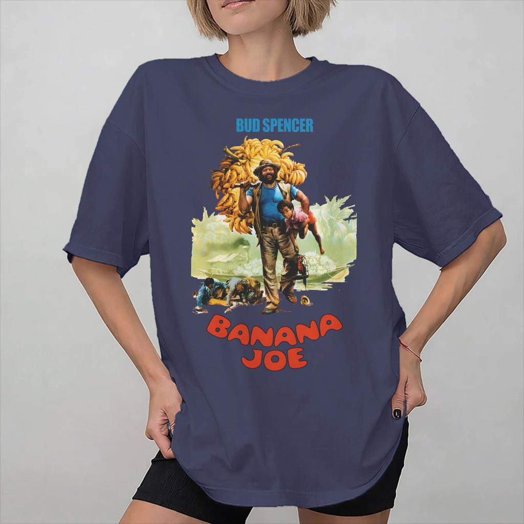 Banana Joe Bud Spencer Tee Shirt for Unisex Women Gift Idea T Shirts Cotton Clothing