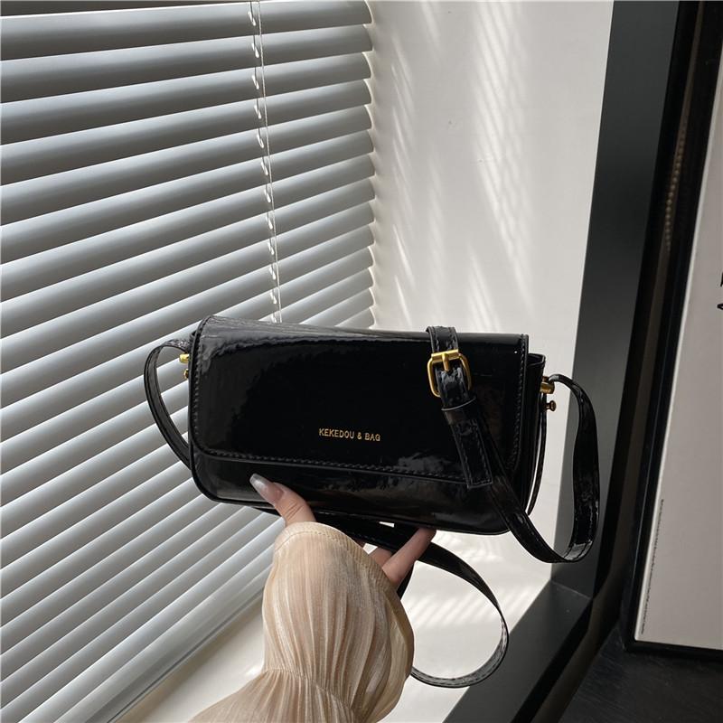 Bag Simple Retro Texture Small Bag Women's New Autumn Versatile Single Shoulder Crossbody Small Square Bag