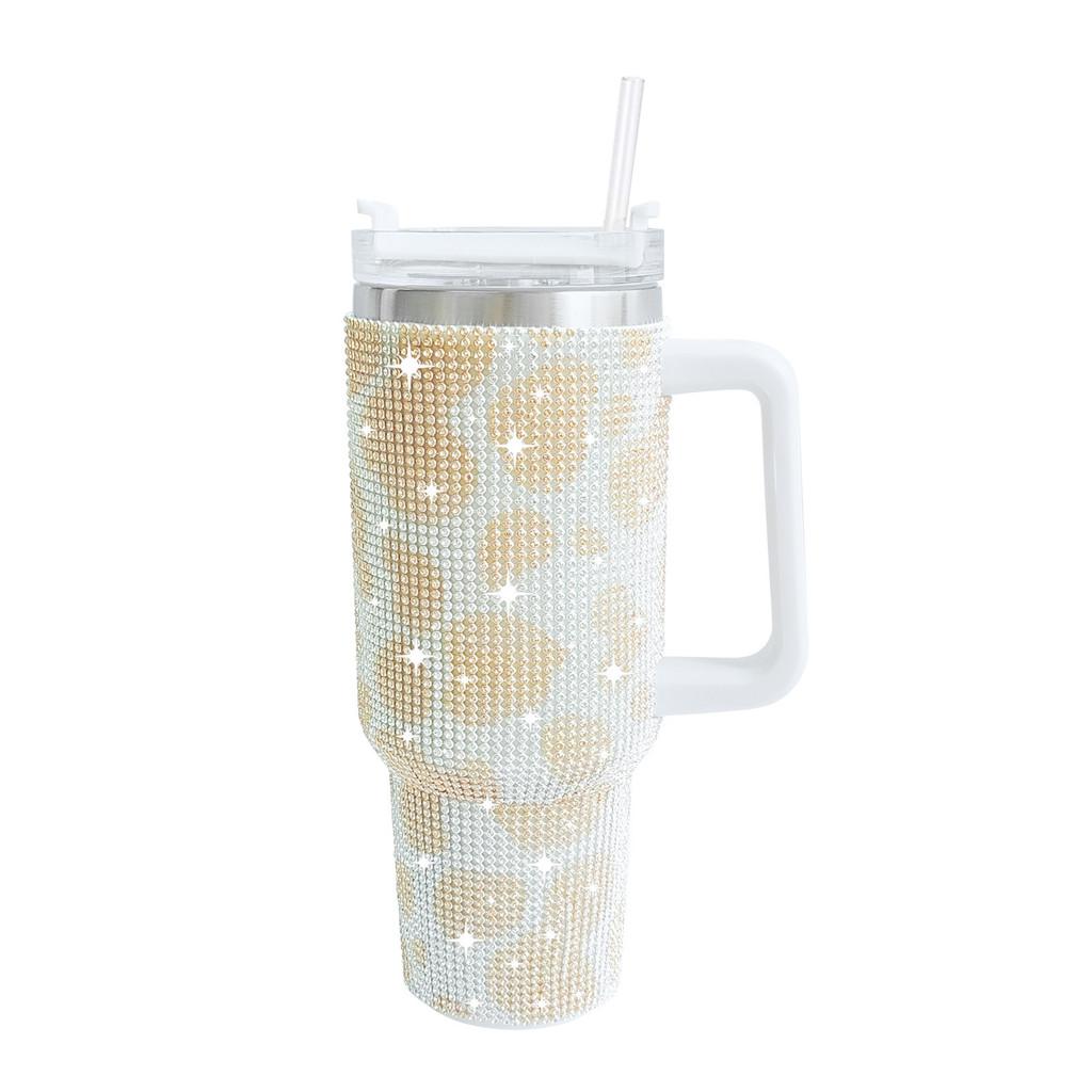 Insulated Travel Mug With Handle And Straw For Commuting And Outdoors