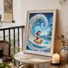 Disney Pearl Painting Moana Wave Fantasy Creative Art 5D Pearl Embroidery Cross Stitch Kit Handmade DIY Home and Room Decor Gift