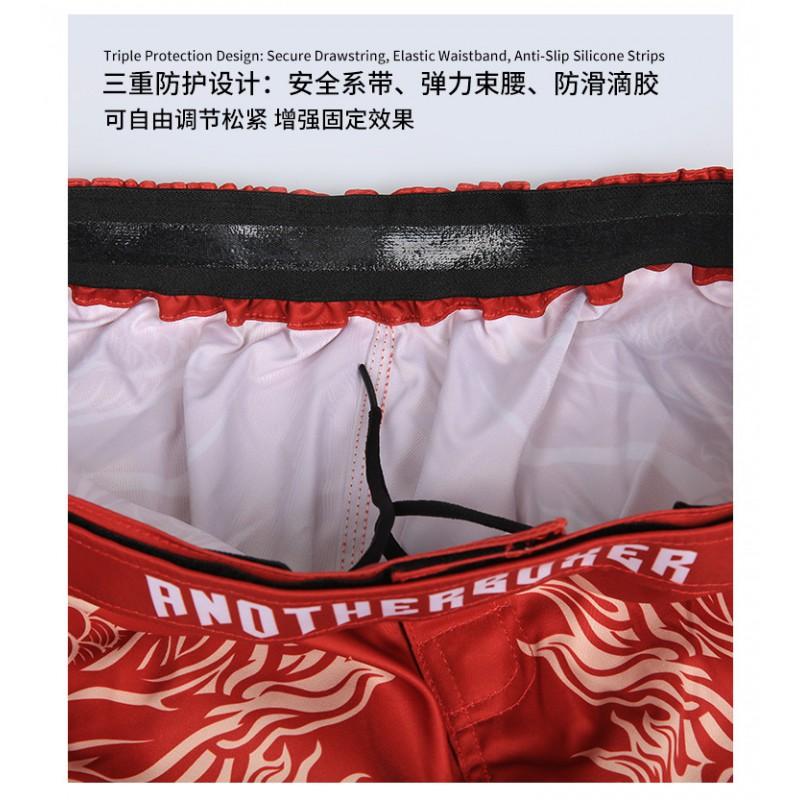 ANOTHERBOXER Ejderha MMA Şortları BJJ Jiu Jitsu Muay Thai Antrenman Spor Salonu Egzersiz Performans Pantolonu