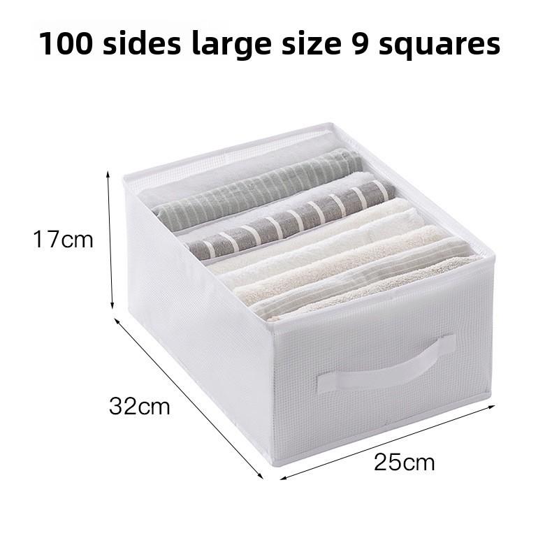 Modern Foldable Clothing Storage Bin With Handles For Bedroom Closet Organization