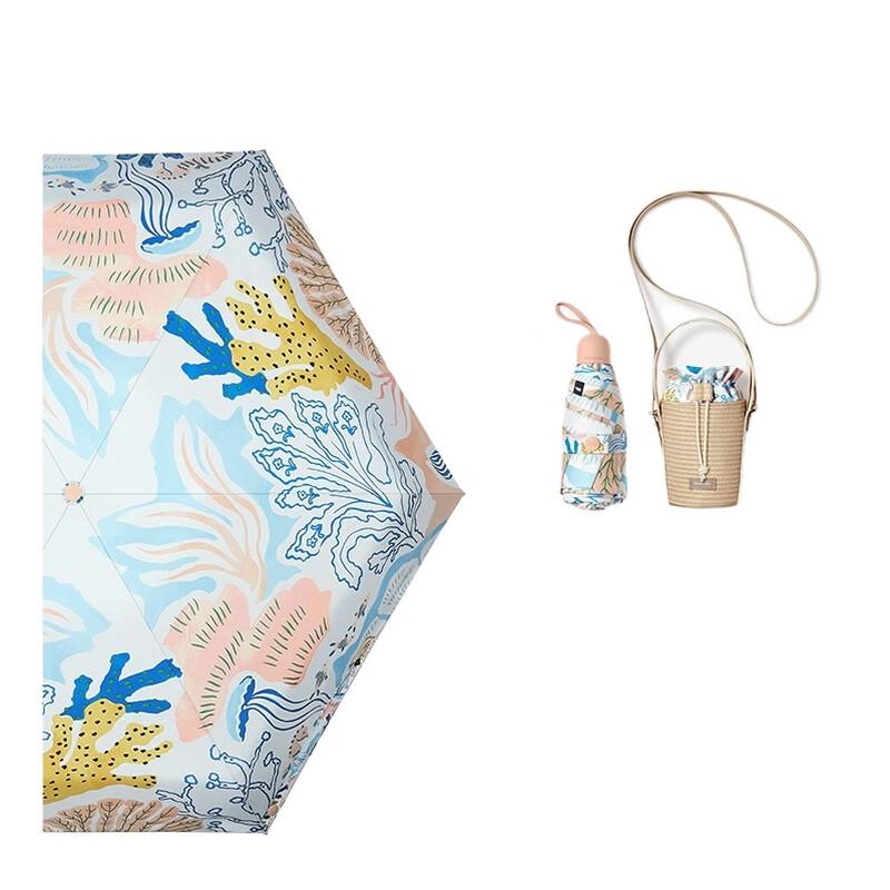 Beneunder Summer UV Protection Pocket 5-Fold Umbrella