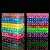 10/30PCS 14mm Colorful Transparent Dice with Velvet Bag Board Game Dice for Bar Tabletop RPG D&D Party Games Rounded Edge TMZ