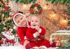 7x5FT Christmas Barn Wood Door Photography Backdrop Xmas Tree Snow Gift Wall Floor Party Photo Background for Holiday Ne