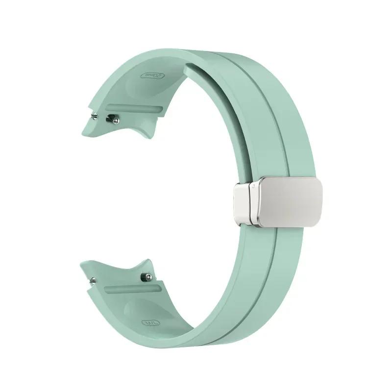 Magnetic Band For Samsung Galaxy Watch 7 6 5 4 44mm 40mm/5 Pro 45mm Silicone Watch Bracelet for Galaxy 6 Classic 43 47 Mm Strap