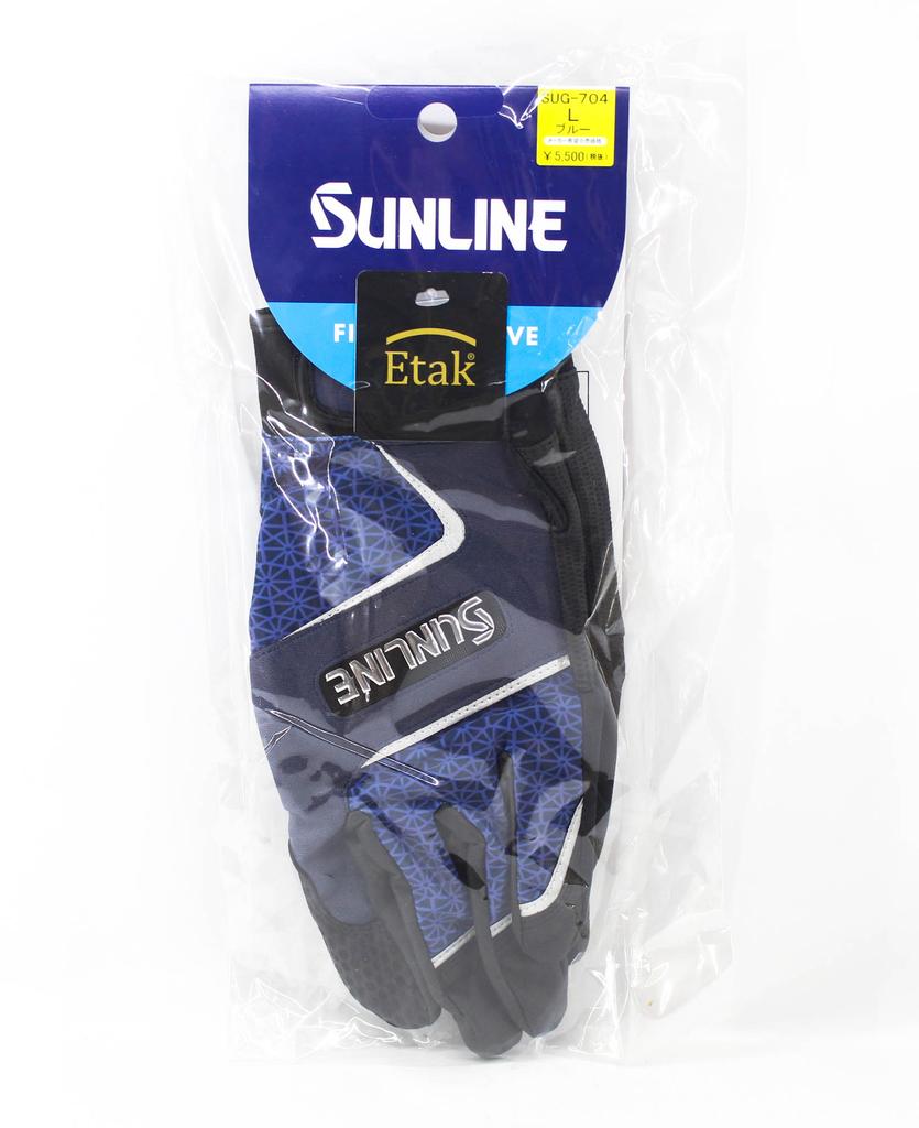 Sunline SUG-704 Tuz Eldiveni Döküm Jigging Mavi Beden L (7856)