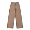 Women Casual Pants With Spliced Polyester Blend For Spring Comfort Fit