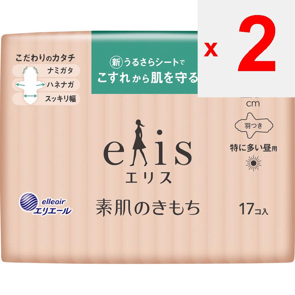 Daio Paper Elise Sohada No Kimochi Super Slim (Extra Heavy Daytime) 17 Sheets with Wings (Quasi-drug) Ellis Skin Kimochi Napkin Skin Care Ellis Skin K