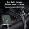 90 Degrees 100W USB Type C Spring Car Fast Charging Cable for Samsung Xiaomi USB C Data Cord for iPhone 15 Huawei USB C Wire